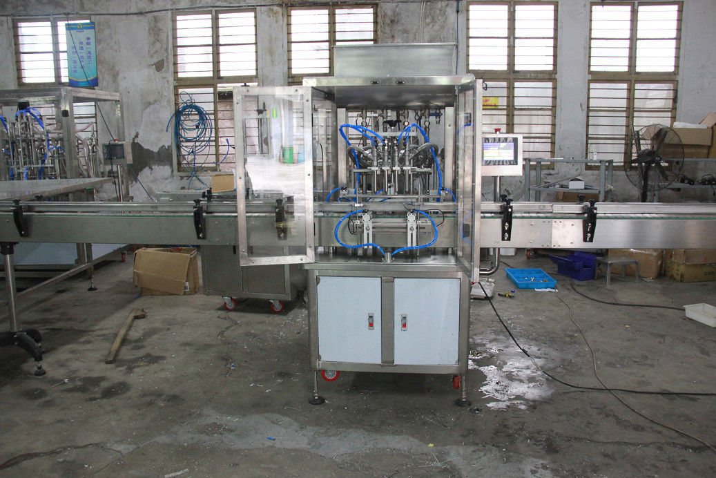 Chaîne de production automatique de design compact installation commode liquide de machine de remplissage de pâte